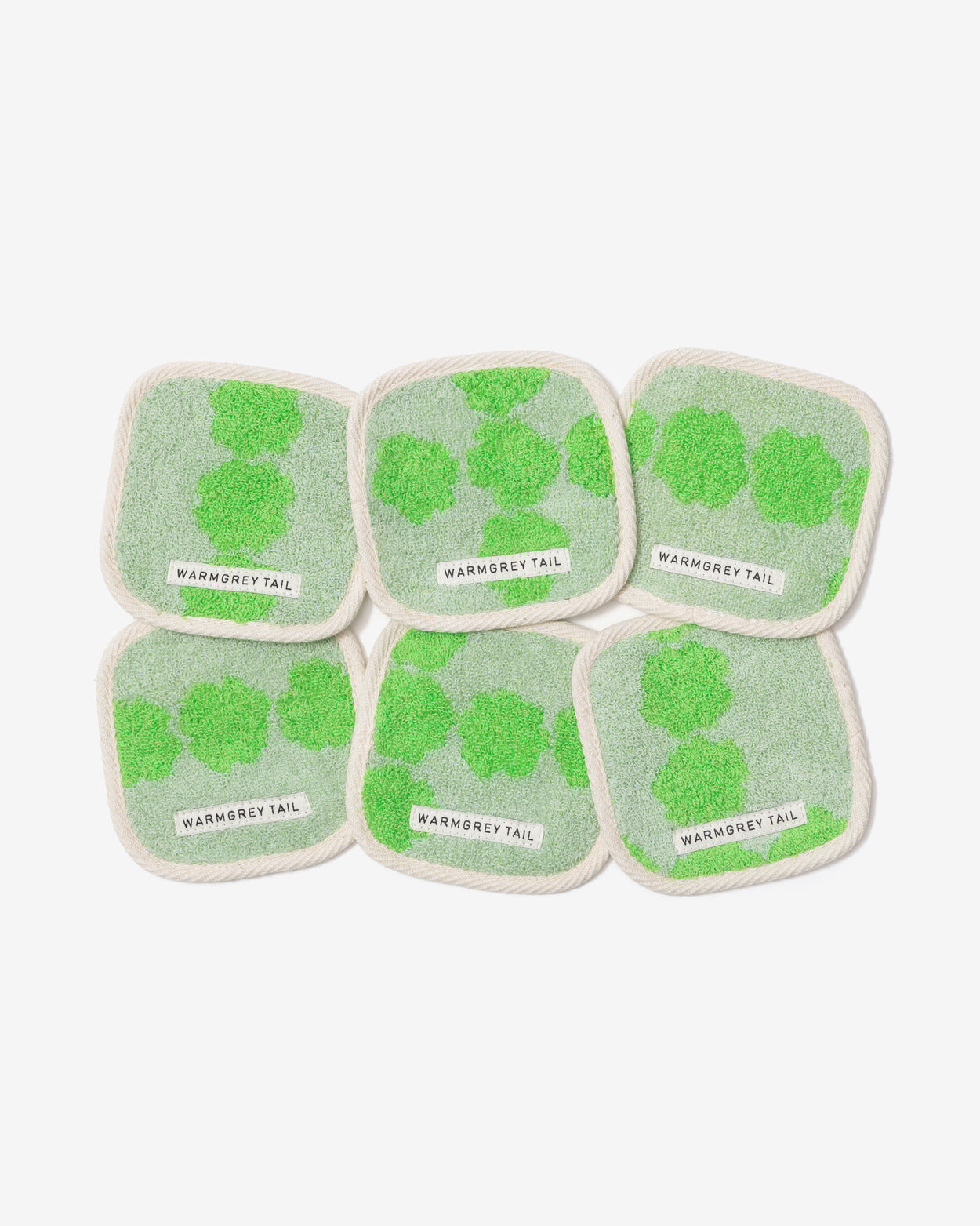 [WGT限定] ブロッサム タオルコースター - グリーン