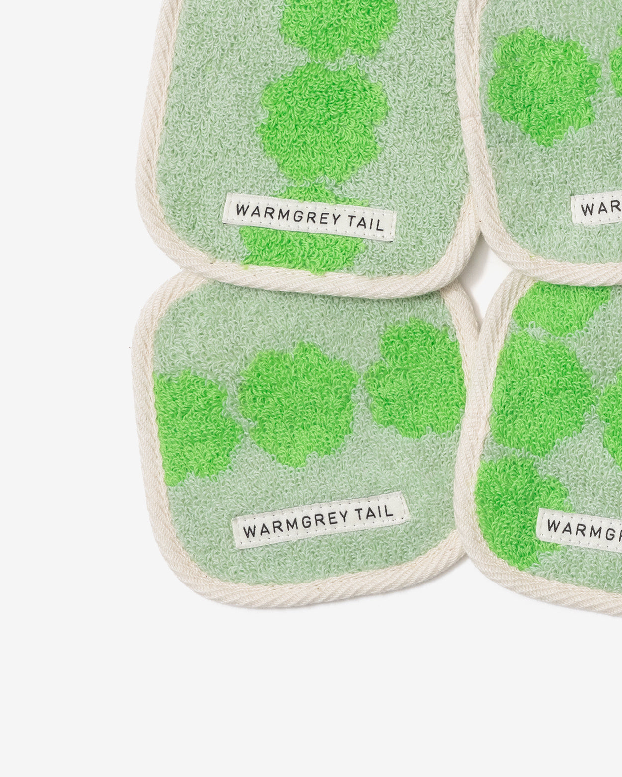 [WGT限定] ブロッサム タオルコースター - グリーン