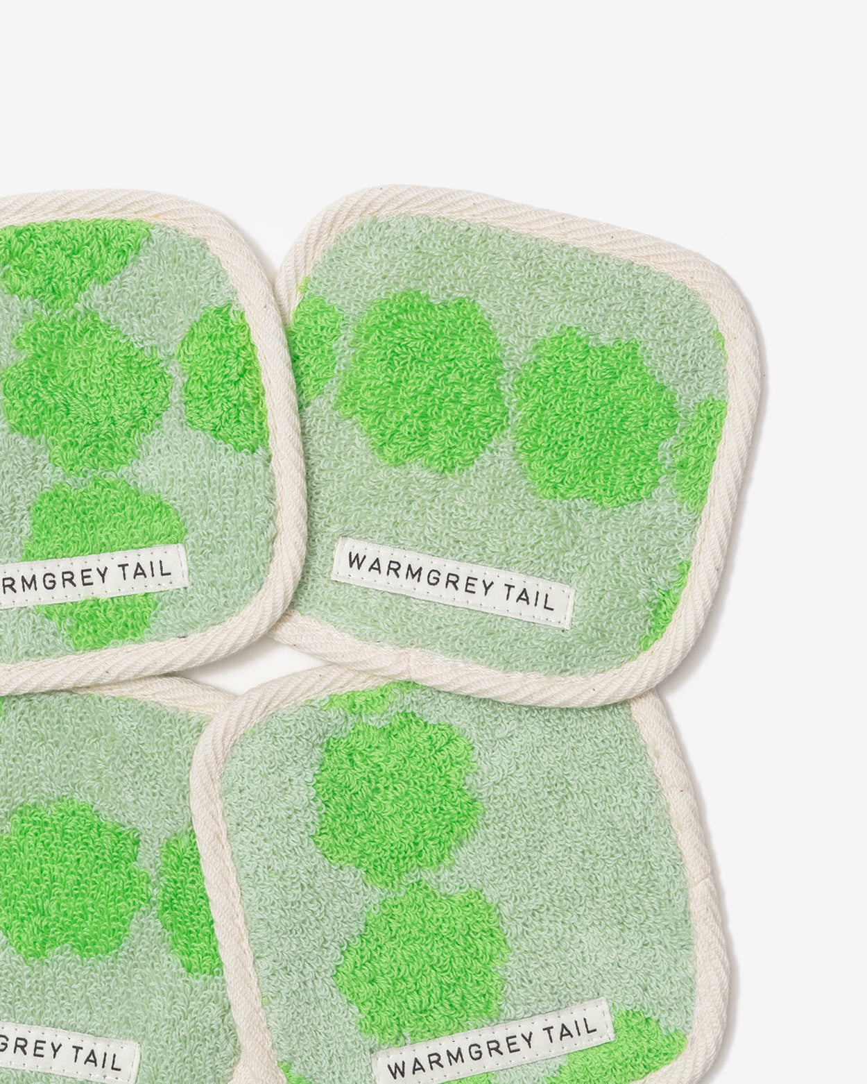 [WGT限定] ブロッサム タオルコースター - グリーン