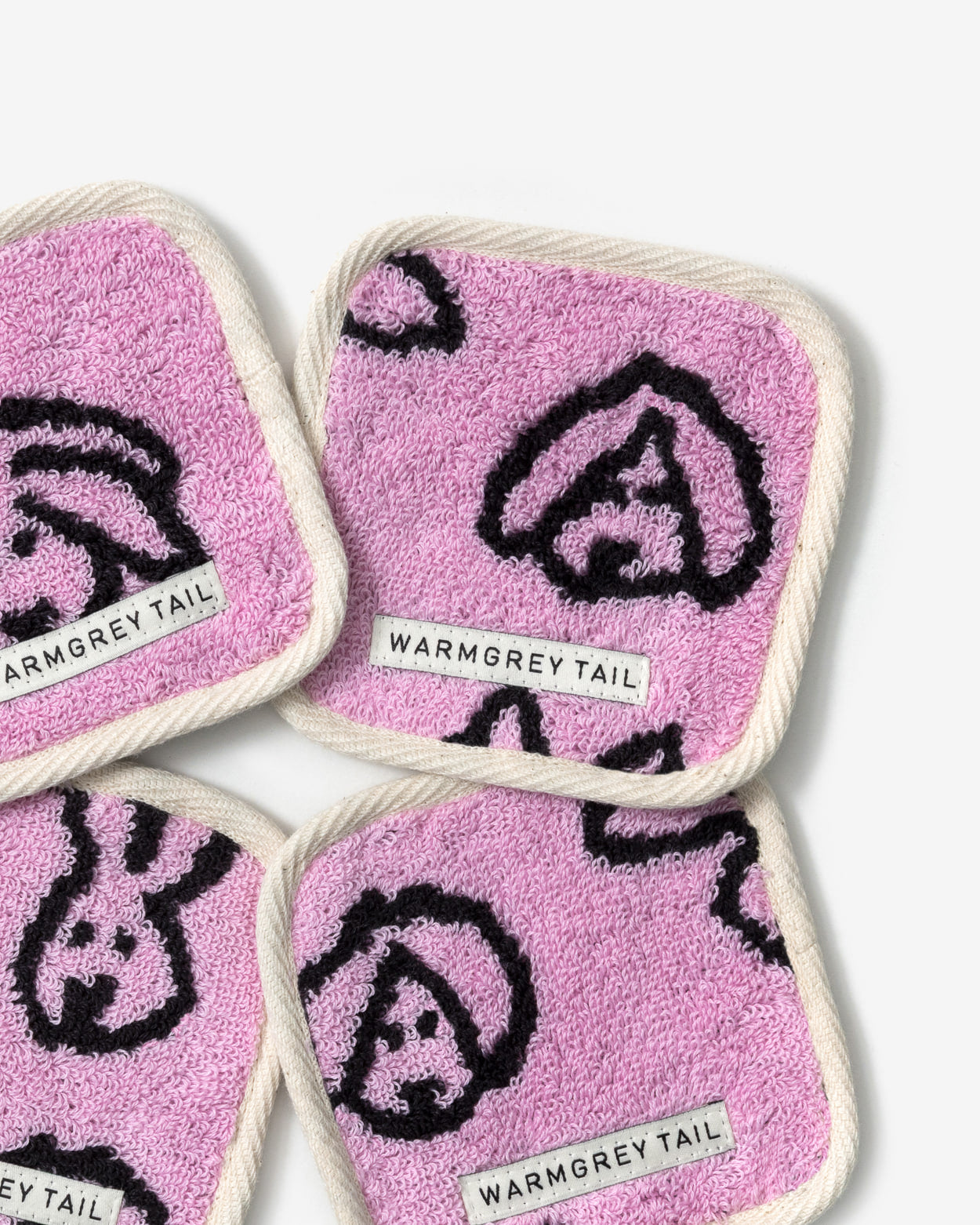 【WGT限定】バニーバニー タオルコースター ピンク