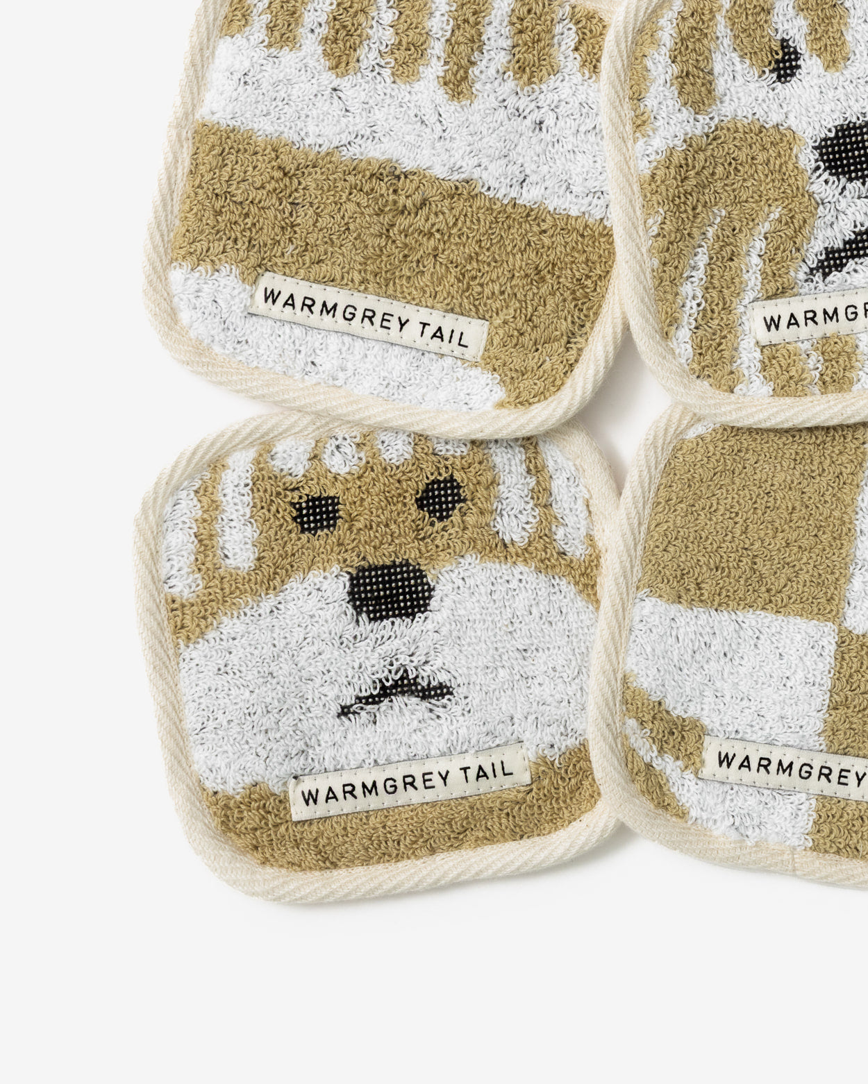 【WGT限定】ふわふわドッグタオルコースター ベージュ