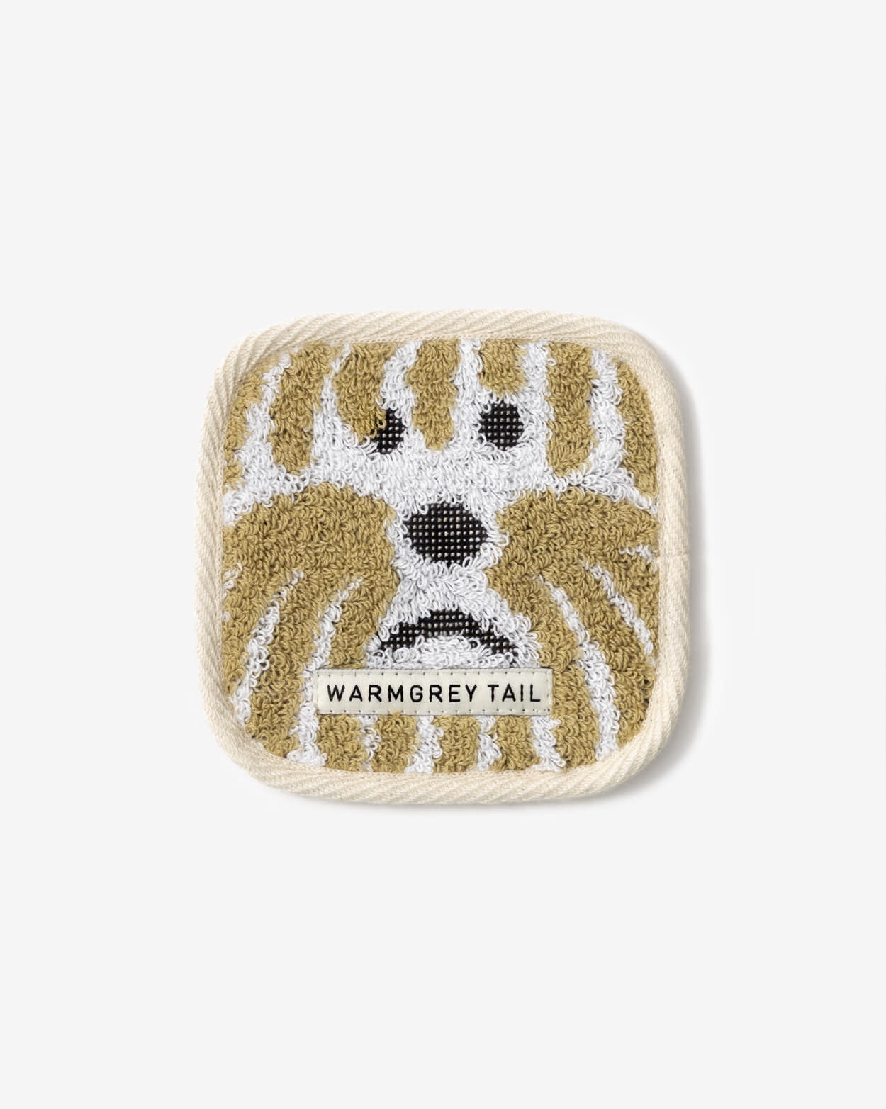 【WGT限定】ふわふわドッグタオルコースター ベージュ