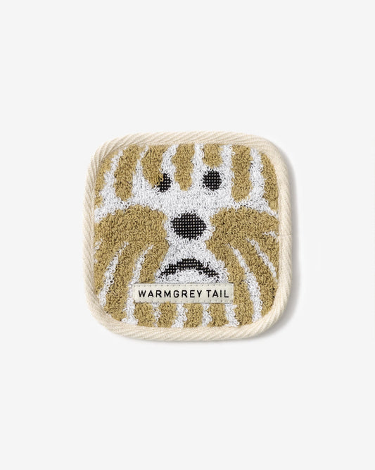 【WGT限定】ふわふわドッグタオルコースター ベージュ