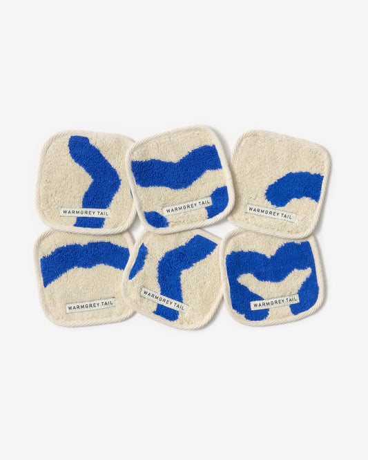 【WGT限定】ゴリラ タオルコースター - ブルー