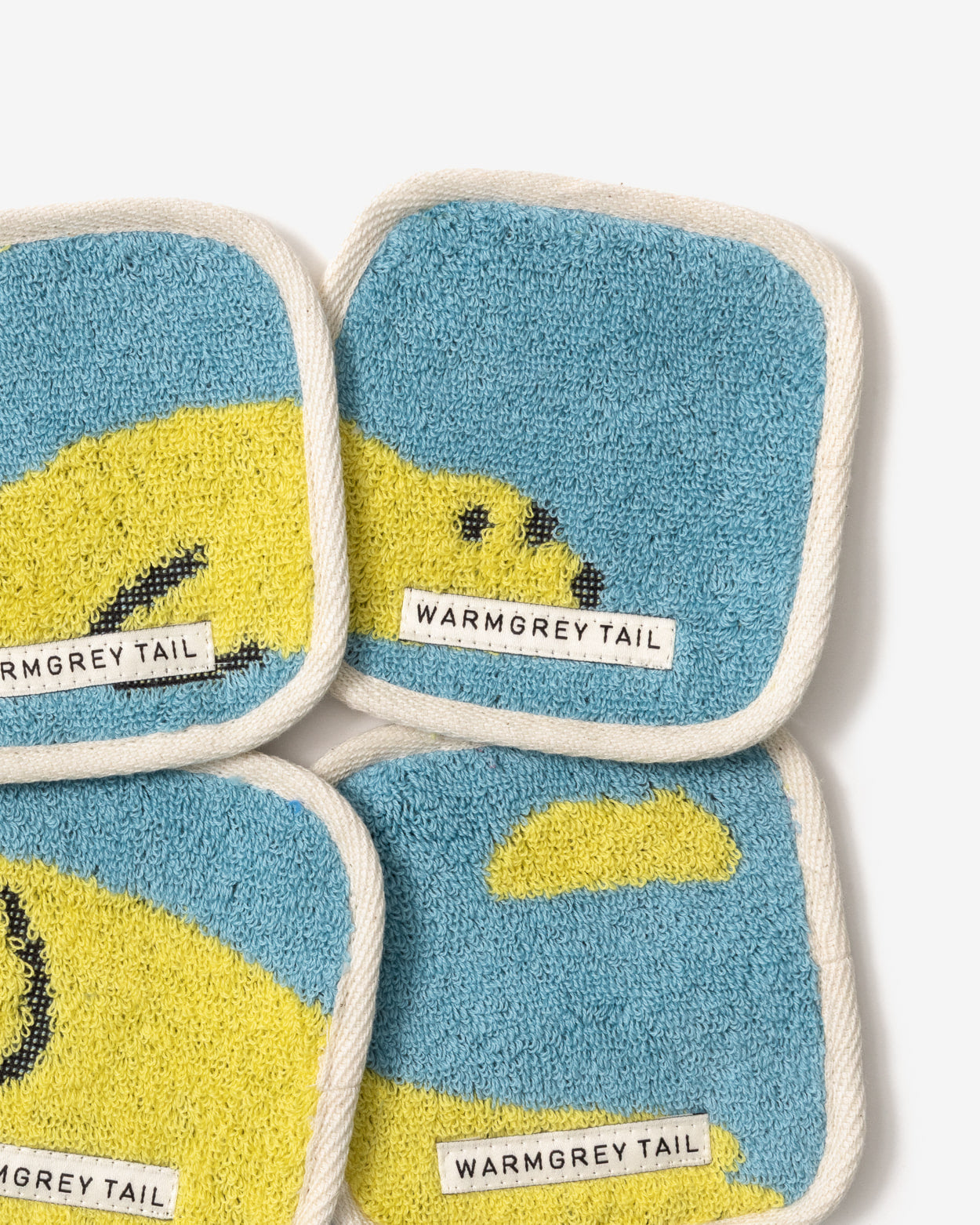 [WGT限定] シールフレンズ タオルコースター - ブルー