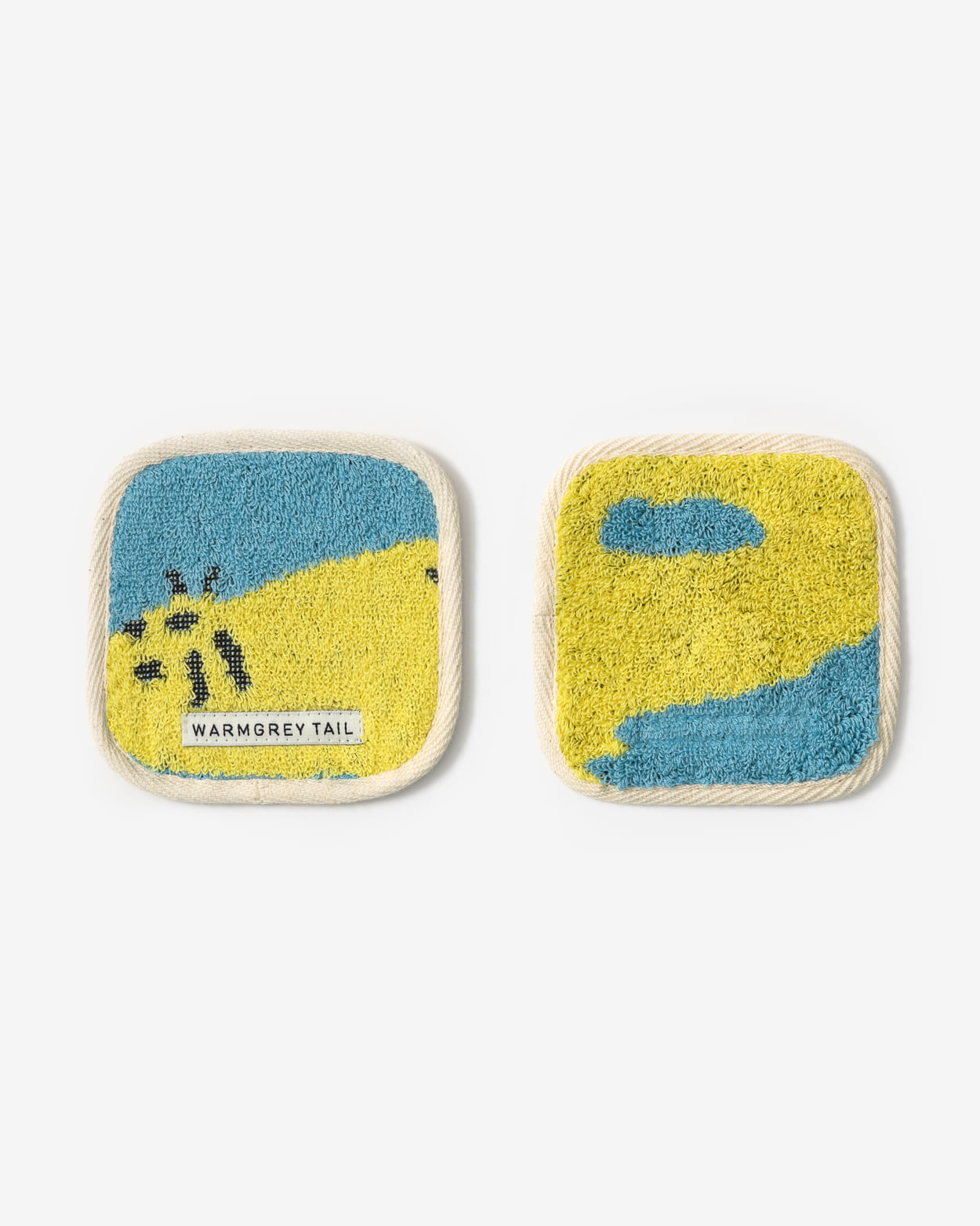 [WGT限定] シールフレンズ タオルコースター - ブルー