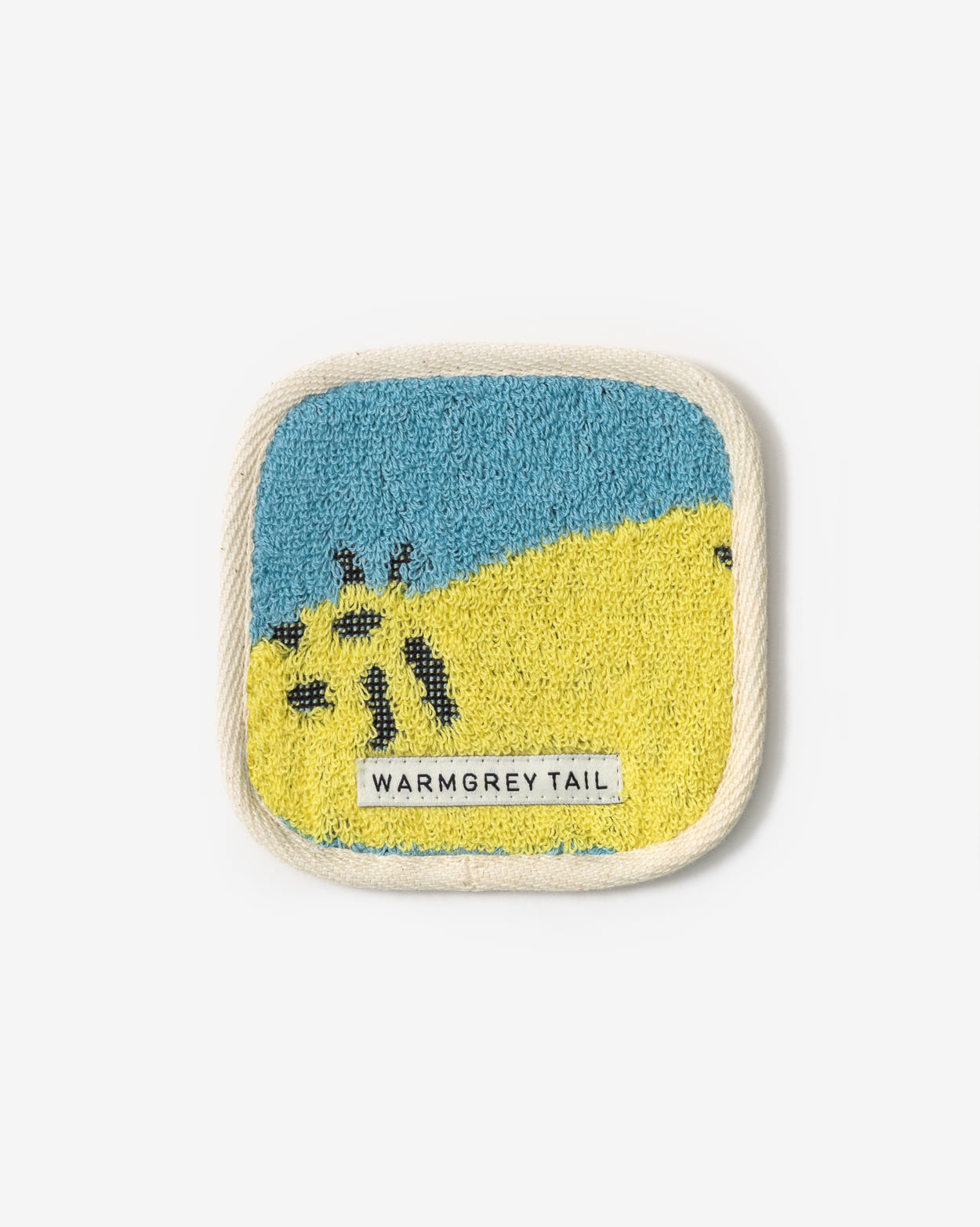 [WGT限定] シールフレンズ タオルコースター - ブルー