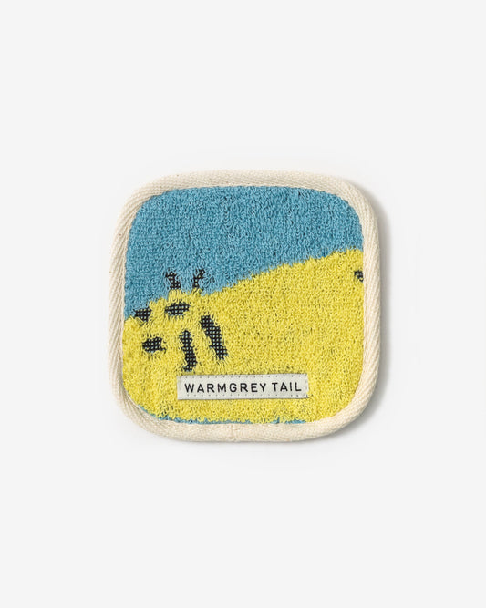 [WGT限定] シールフレンズ タオルコースター - ブルー