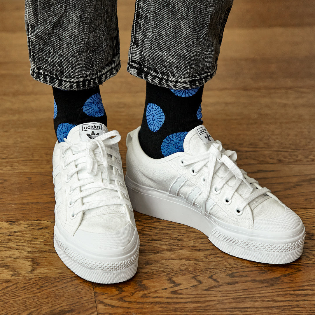 ライオンソックス - ブルーブラック