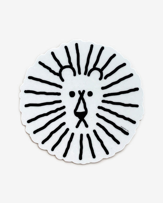 ライオンマウスパッド - ホワイト