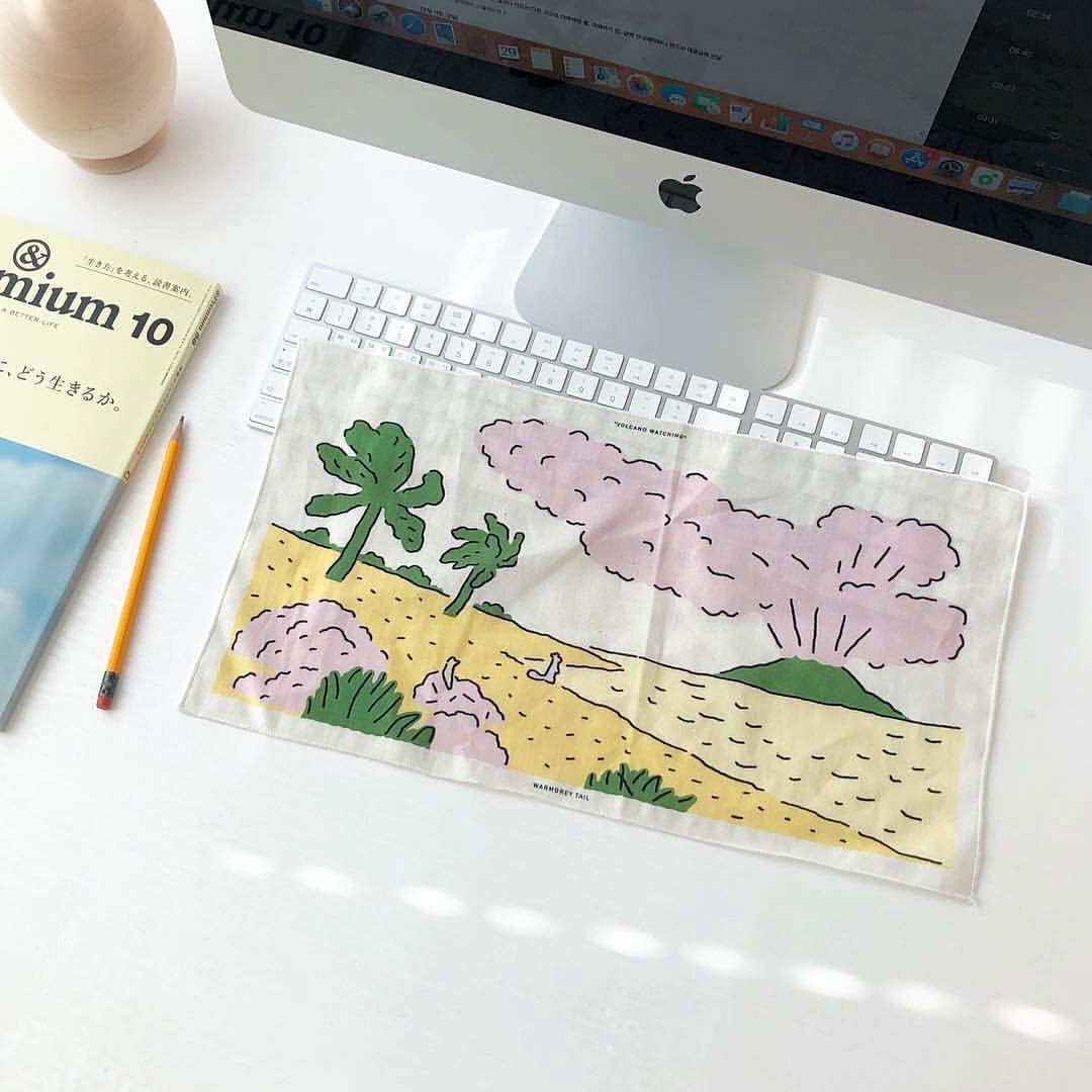 火山観察ミニファブリック