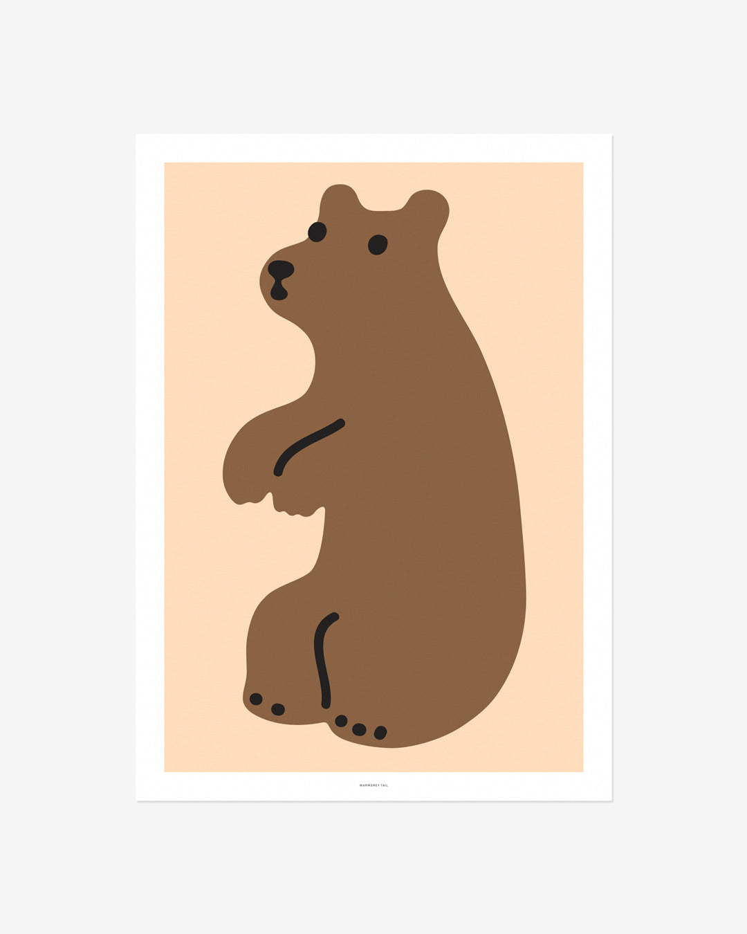 ハギーベア ブラウンポスター