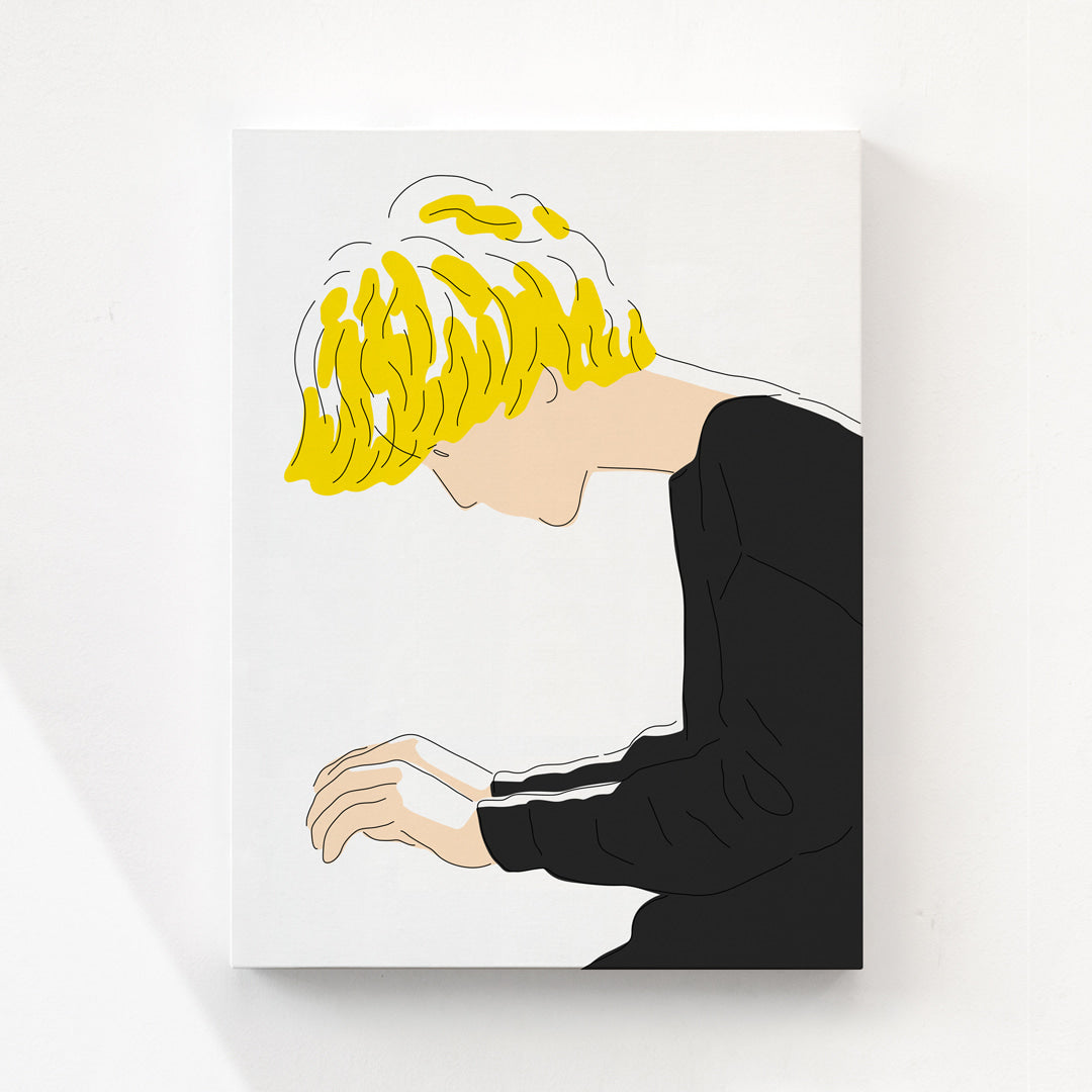 ピアニストのキャンバス