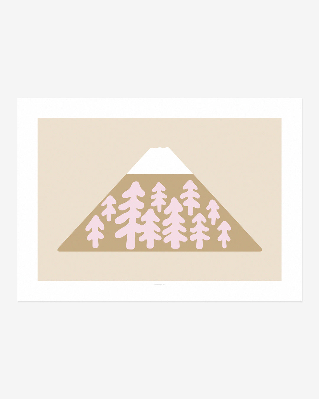 スノーピーク - ブラウンポスター