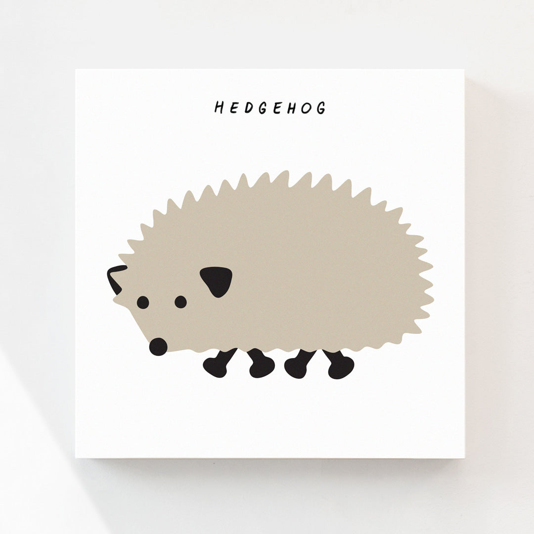 ハリネズミ キャンバス [スクエア]