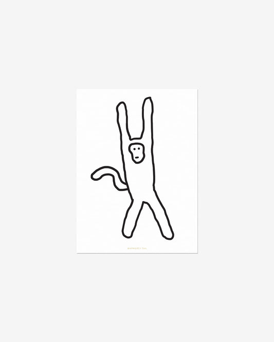 サルのポストカード