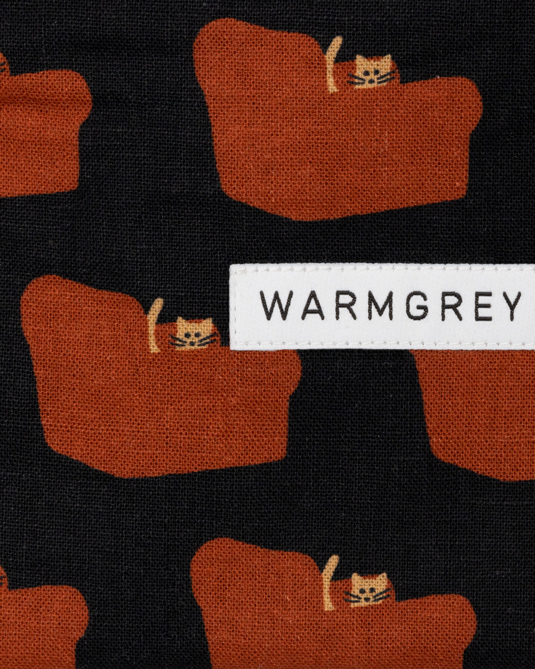 アームチェアフラットポーチ - レッドオンブラック (2サイズ)