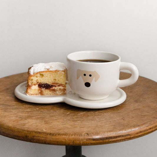 チューブミルクカップ - 三角形の犬