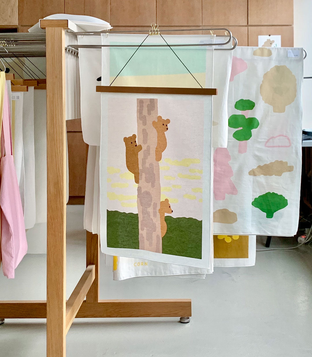 ツリー＆ベアーズファブリック