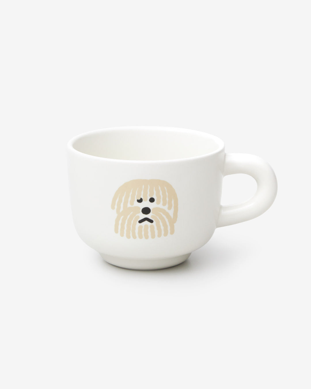 チューブミルクカップ - ふわふわ犬
