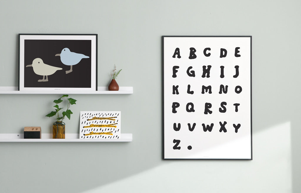 ABC文字ポスター