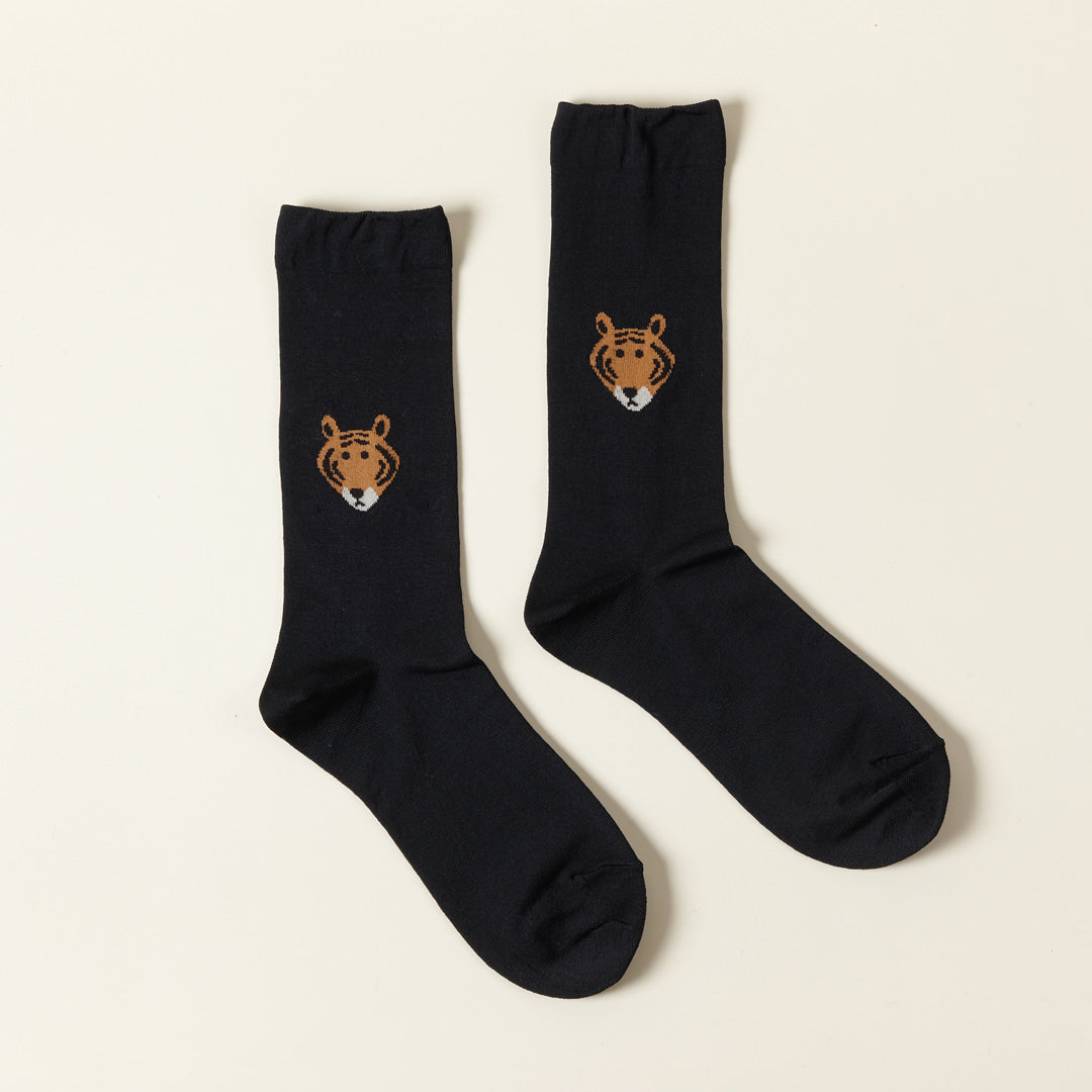 ミートタイガーソックス - ブラック