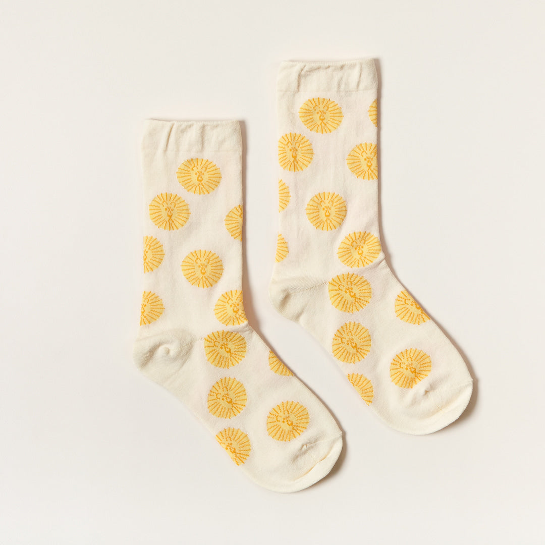 ライオンソックス - イエロー