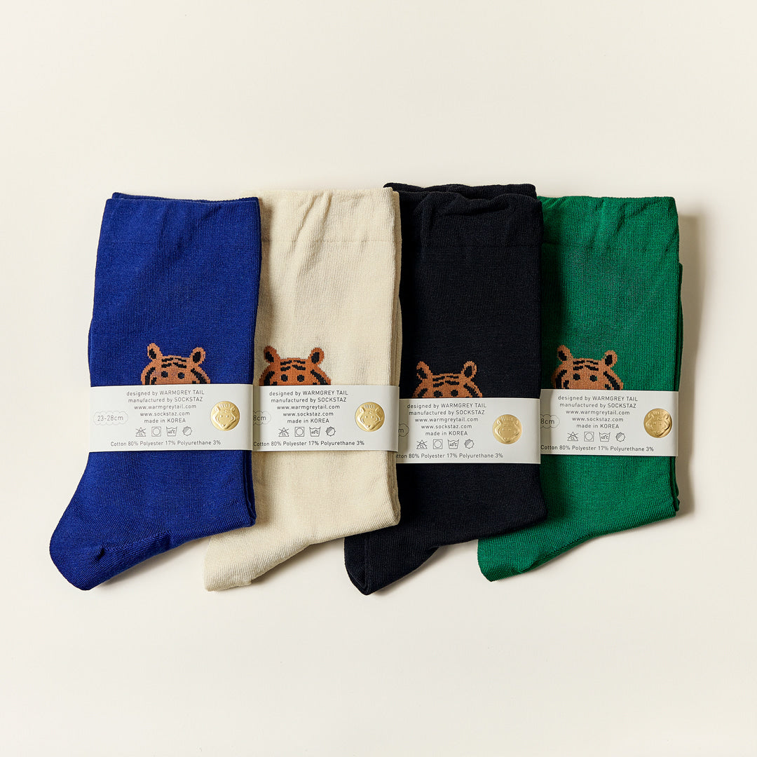 タイガーソックスに会う - アイボリー