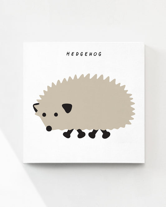 ハリネズミ キャンバス [スクエア]