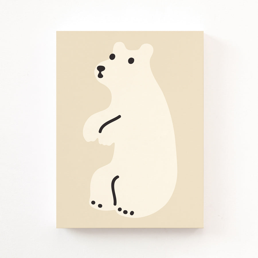 ハギーベア - クリームキャンバス