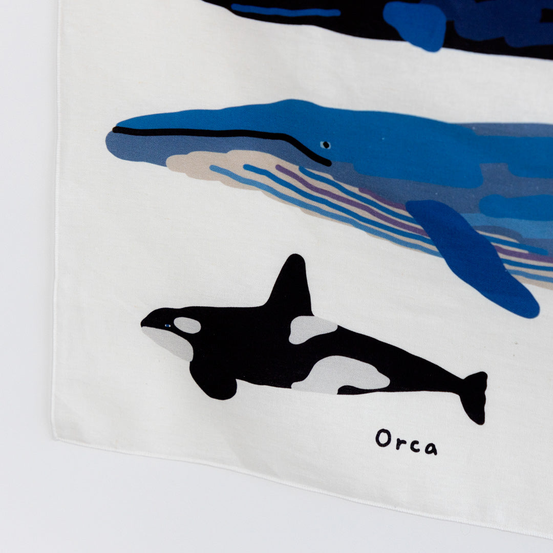 クジラの小さな生地