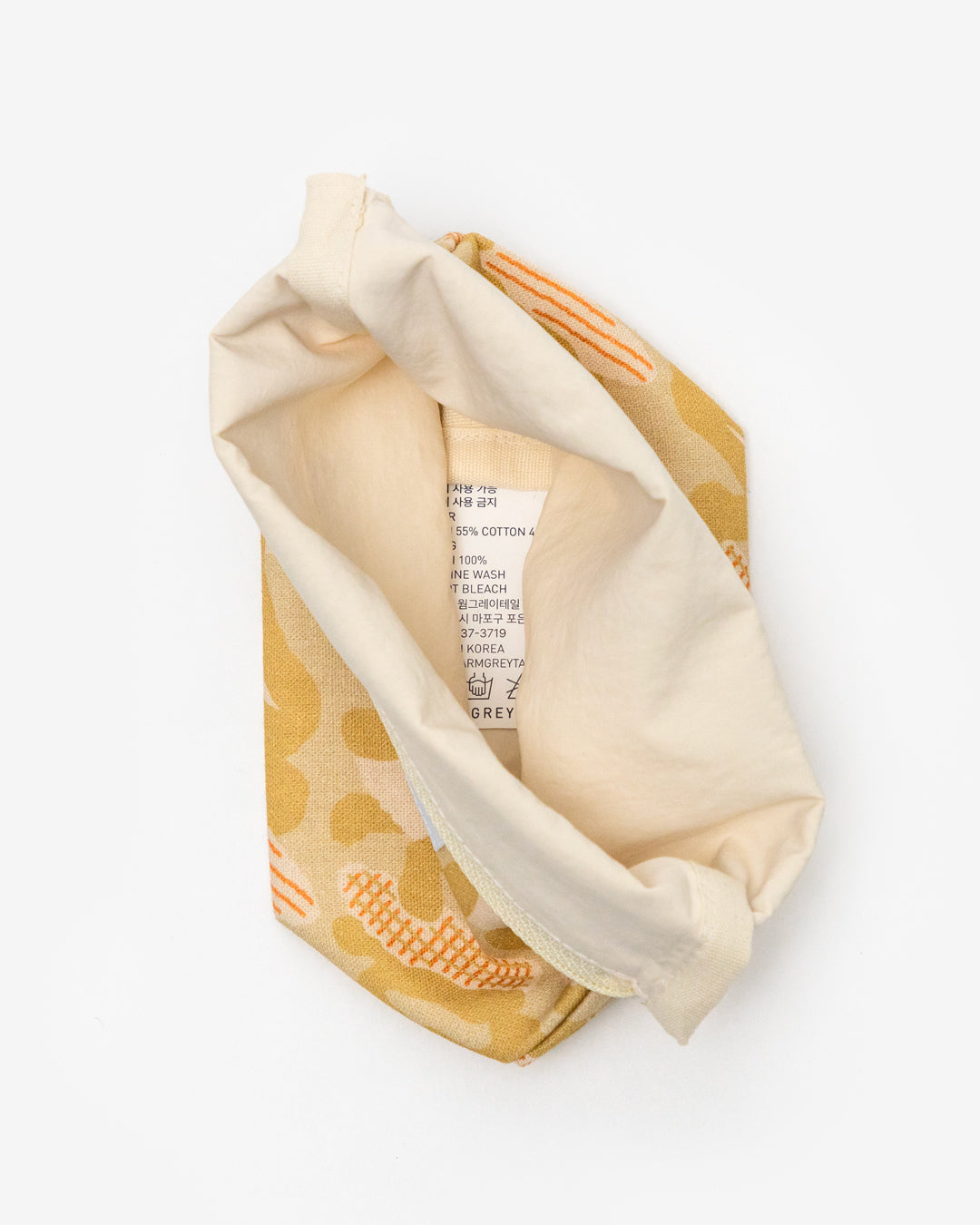 キャットカミングスタンディングポーチ - グレー (3サイズ)