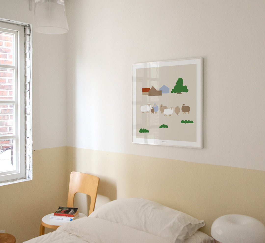 羊農場のポスター