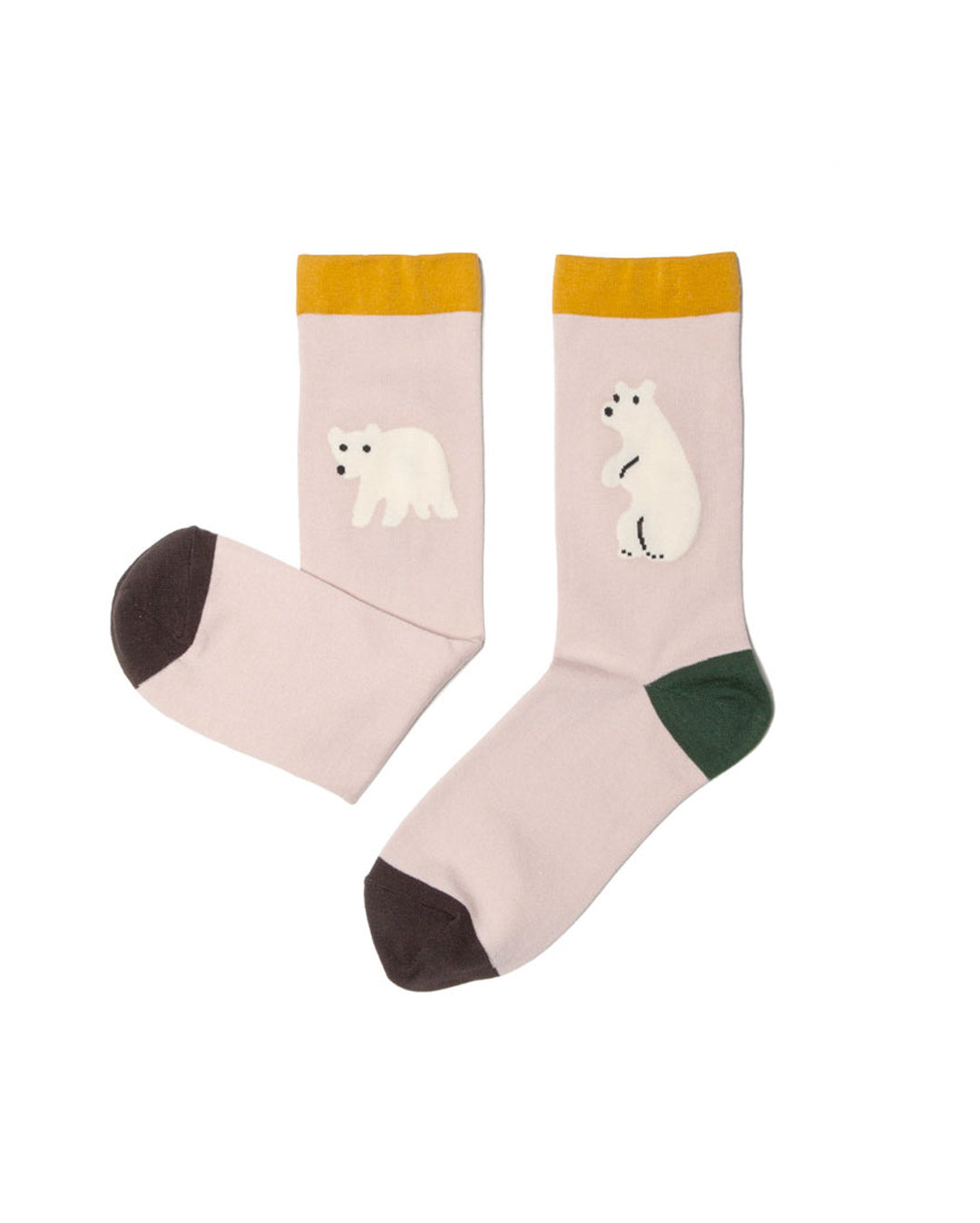 ローリングベアソックス - ピンク