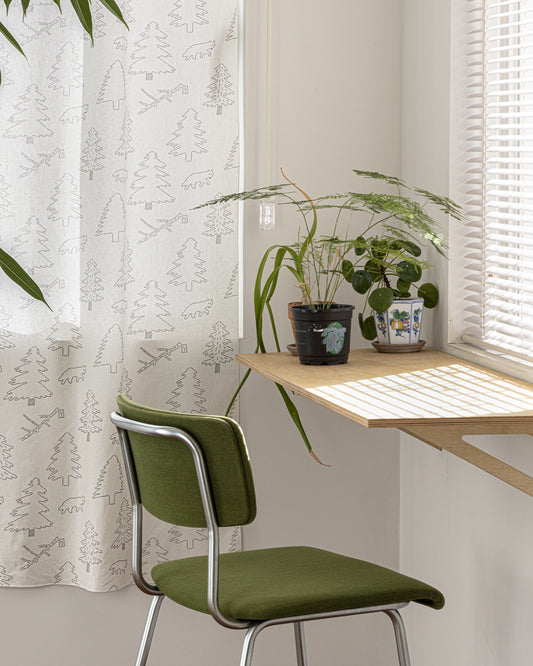 ノースランドドアカーテン - スノー