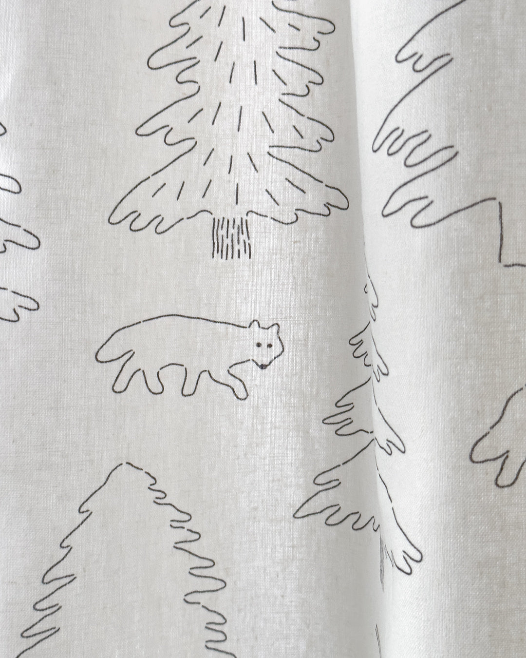 ノースランドドアカーテン - スノー