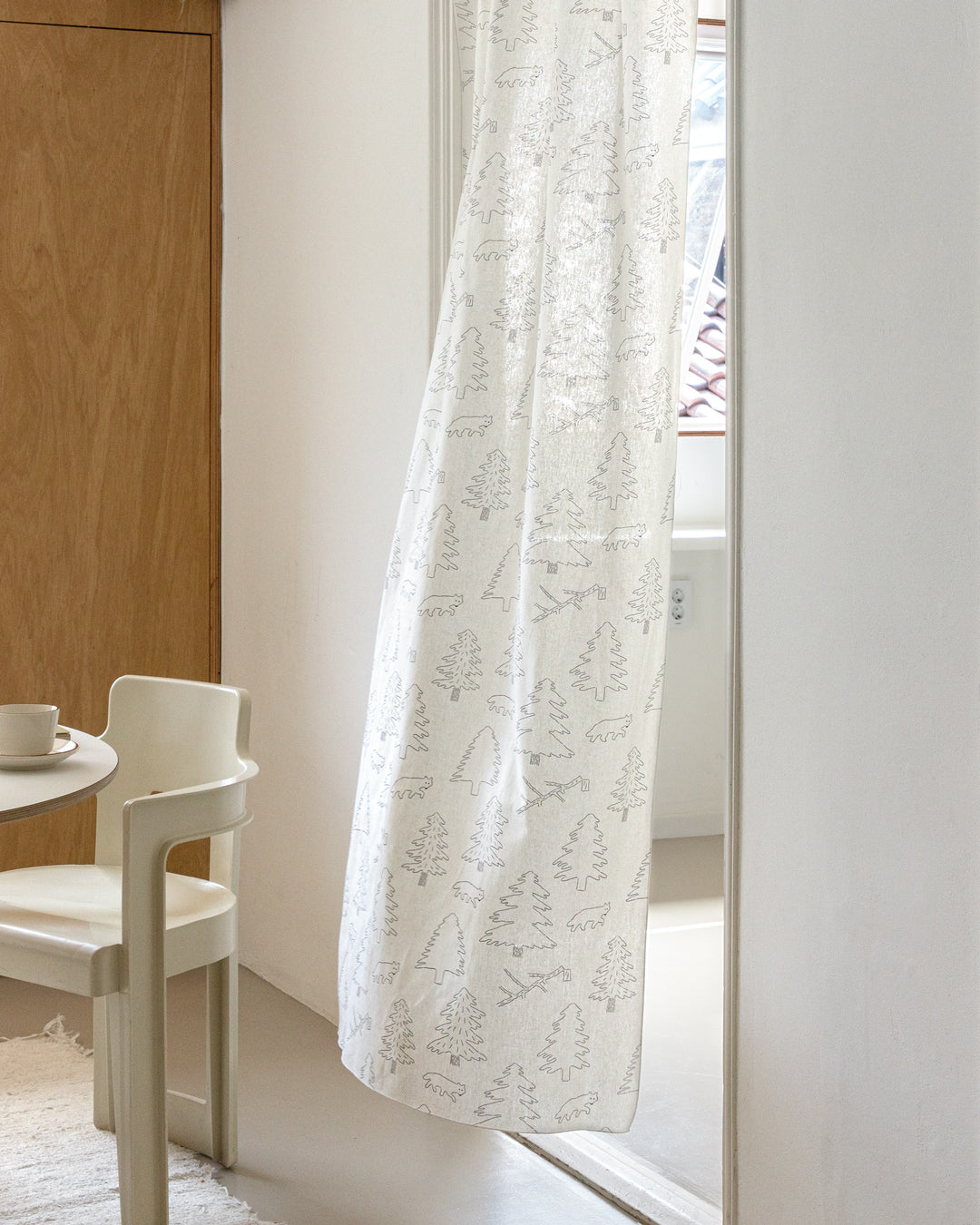 ノースランドドアカーテン - スノー