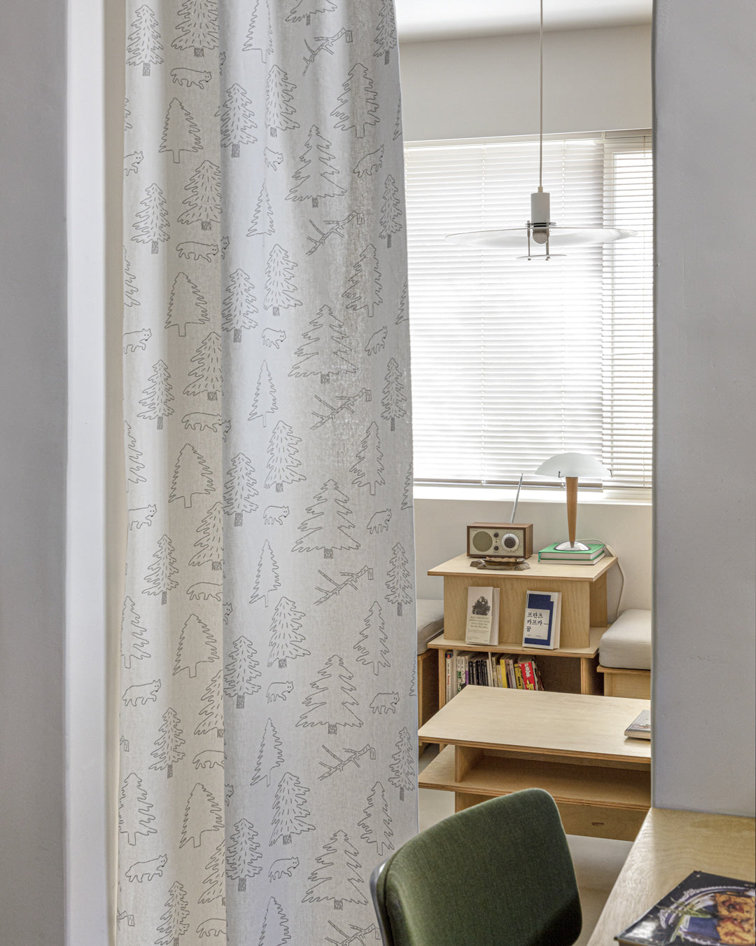 ノースランドドアカーテン - スノー