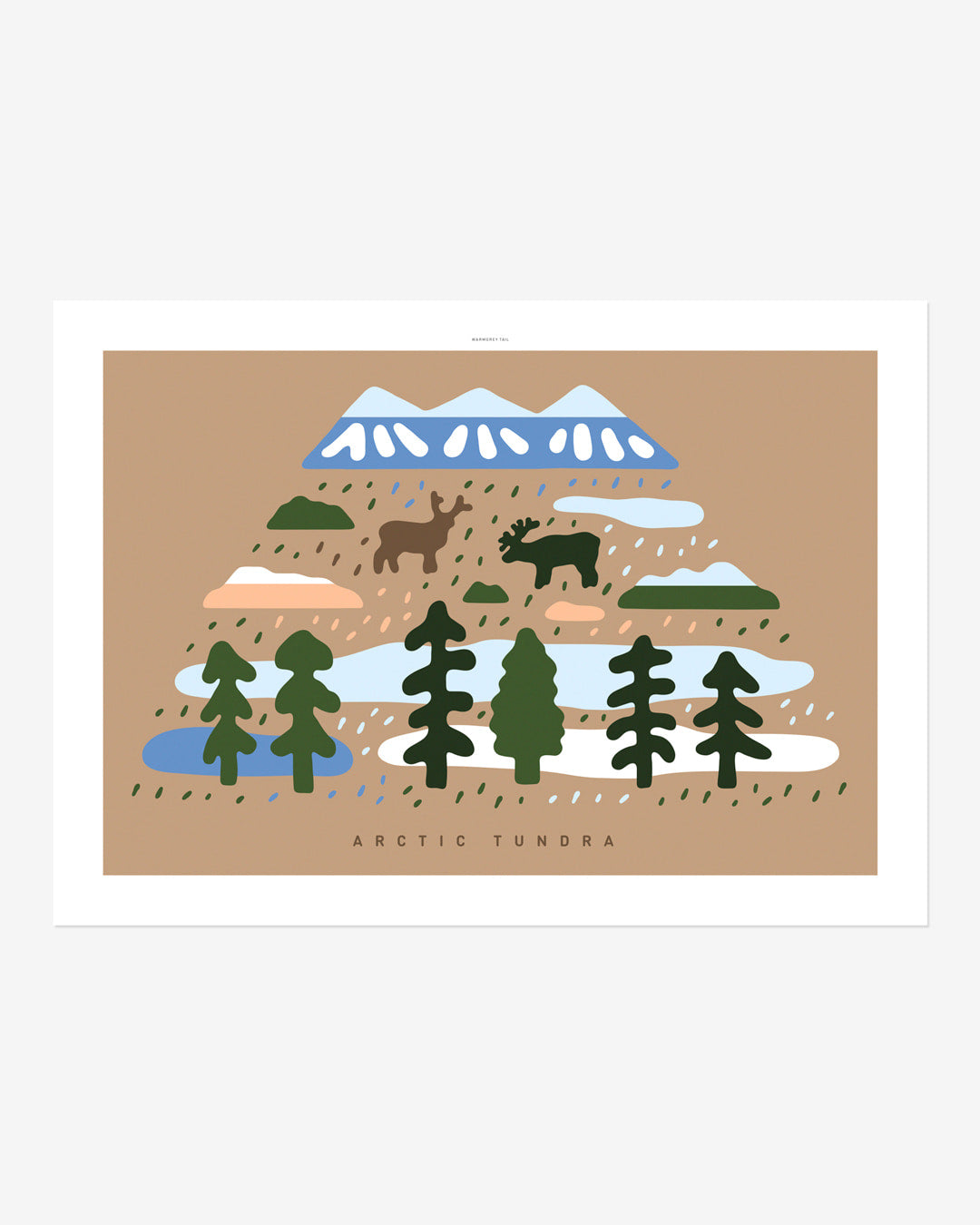 北極ツンドラ - 風景ポスター