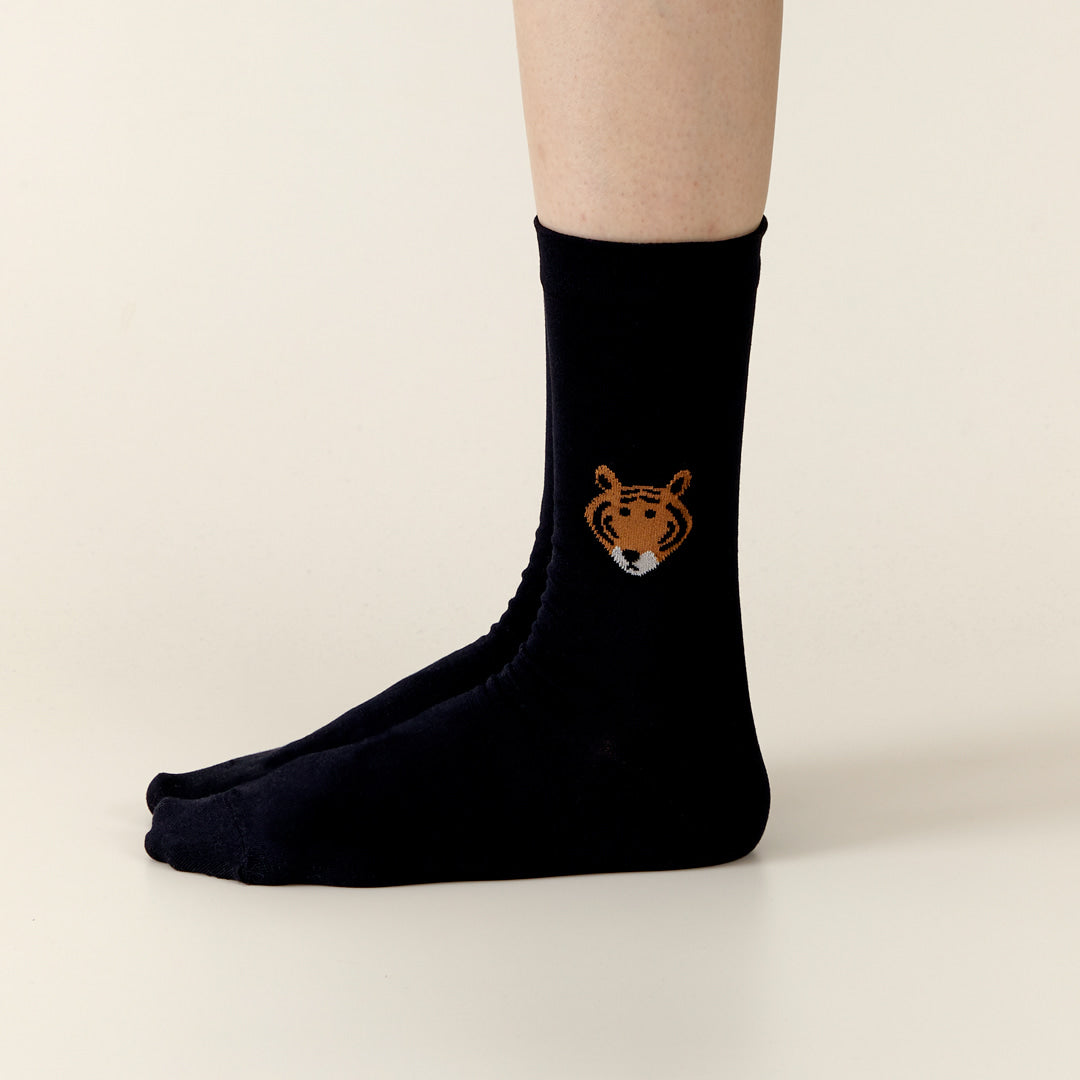 ミートタイガーソックス - ブラック