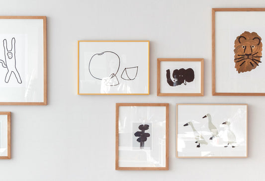 フルーツ線画ポスター