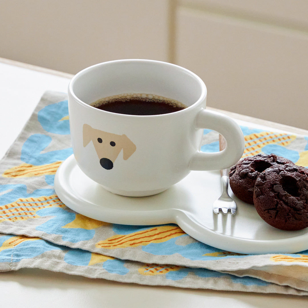 チューブミルクカップ - 三角形の犬