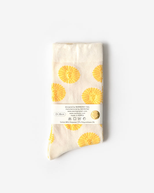 ライオンソックス - イエロー