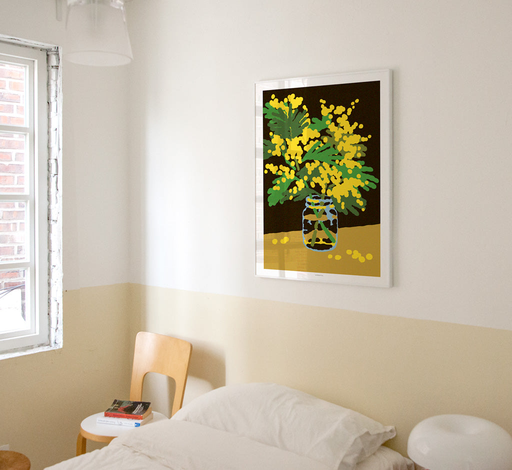 ミモザポスター