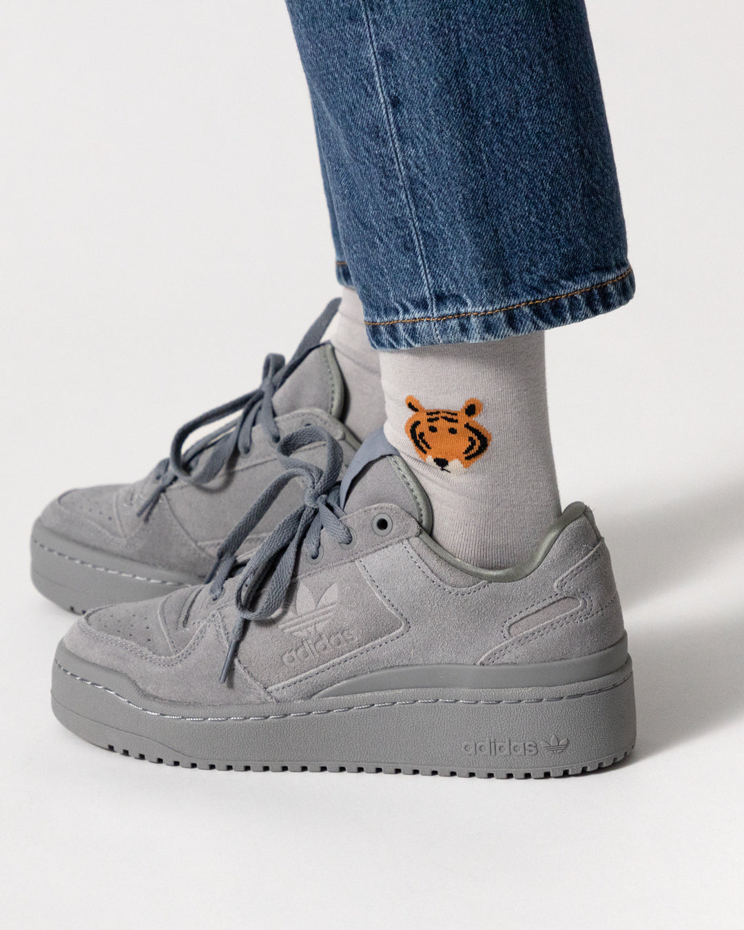 ミートタイガーソックス - グレー