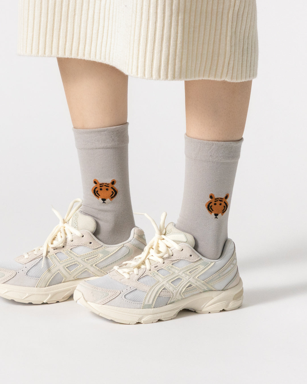 ミートタイガーソックス - グレー