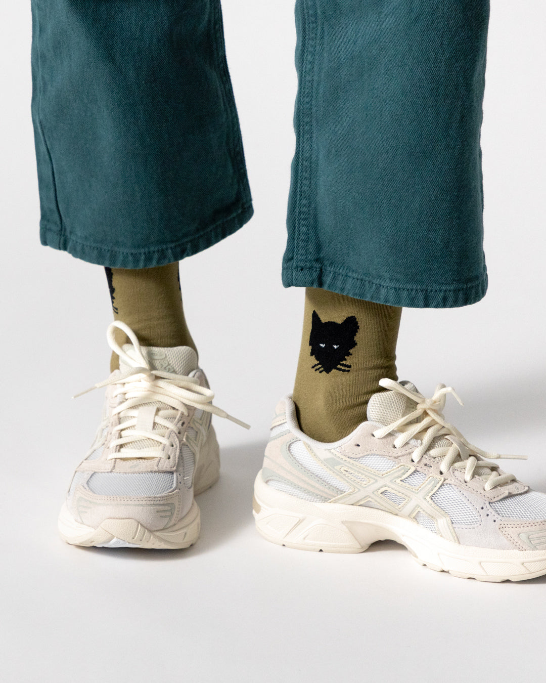 ウルフソックス - カーキ