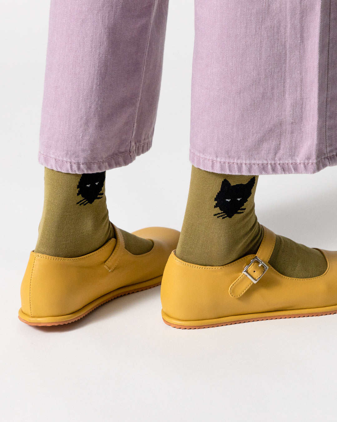 ウルフソックス - カーキ