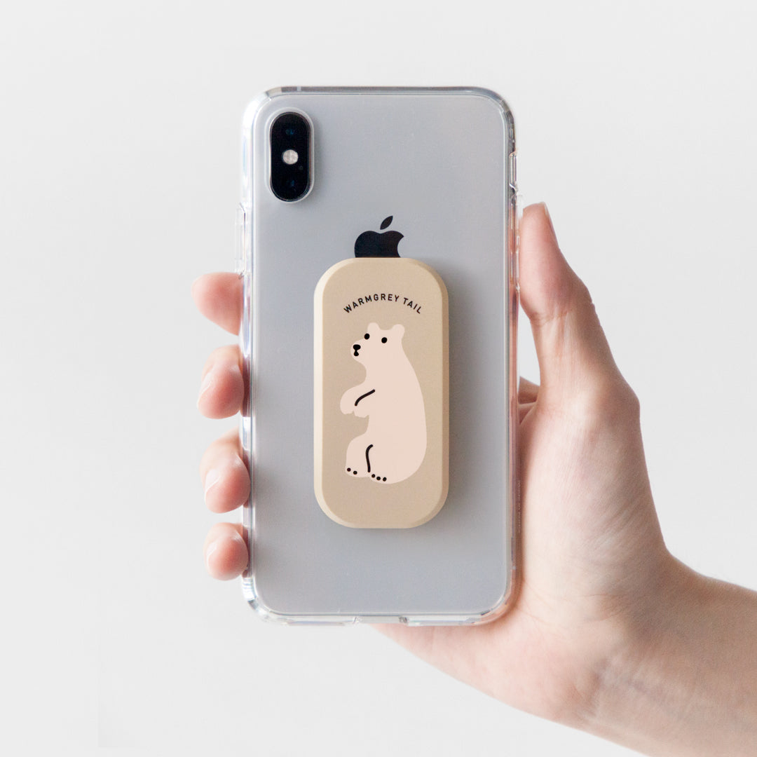 ポップスタンド - ハギーベア ベージュ