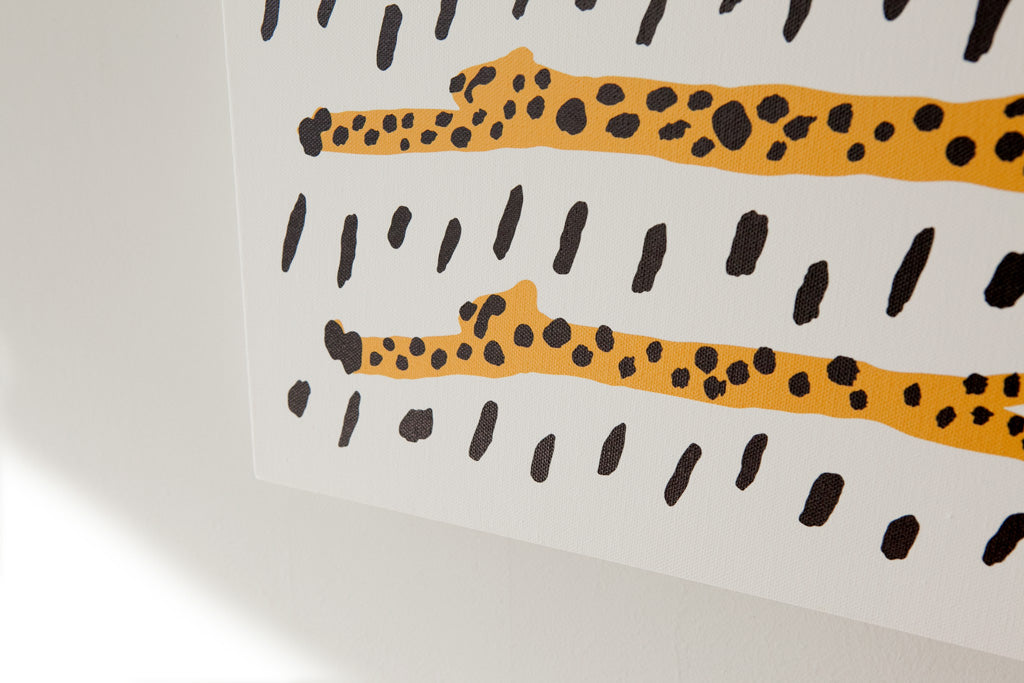 走れチーター！走れ！キャンバス